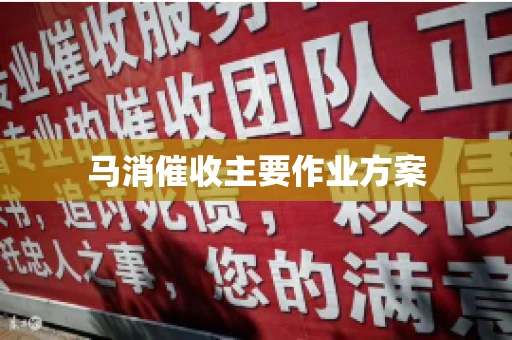 马消催收主要作业方案