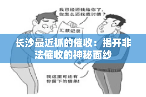 长沙最近抓的催收：揭开非法催收的神秘面纱